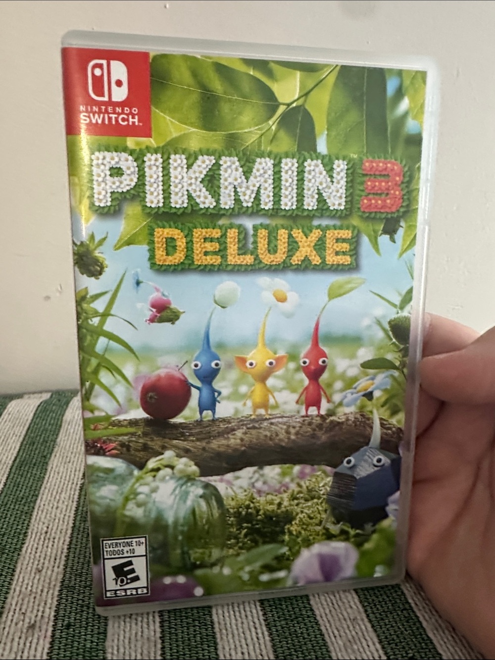 Nintendo Pikmin 3 Deluxe - Green, Blue, Yellow, Red Artwork